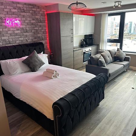 Ferienwohnung Stunning City View Studio Liverpool Exterior foto