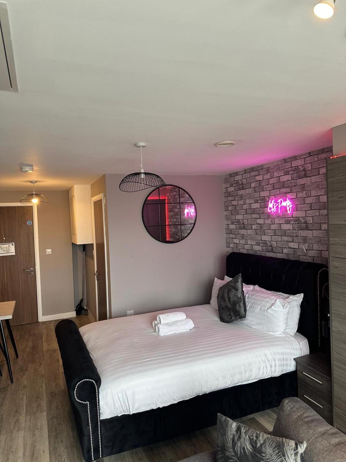 Ferienwohnung Stunning City View Studio Liverpool Exterior foto