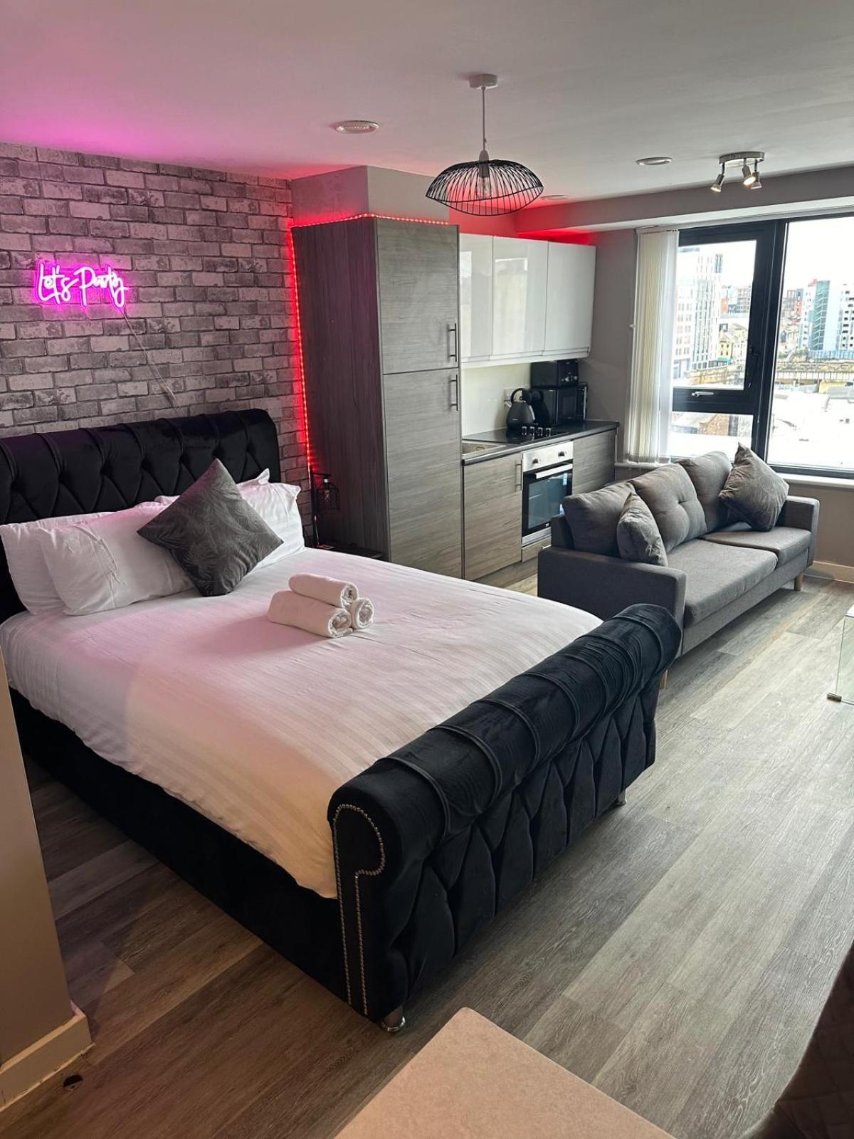Ferienwohnung Stunning City View Studio Liverpool Exterior foto